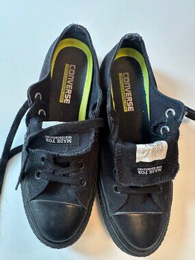 Black Converse All Starts with Lunarlon Women's 7.5